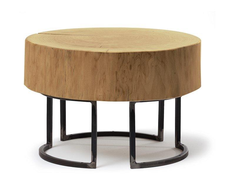 TRONCO Round iron coffee table