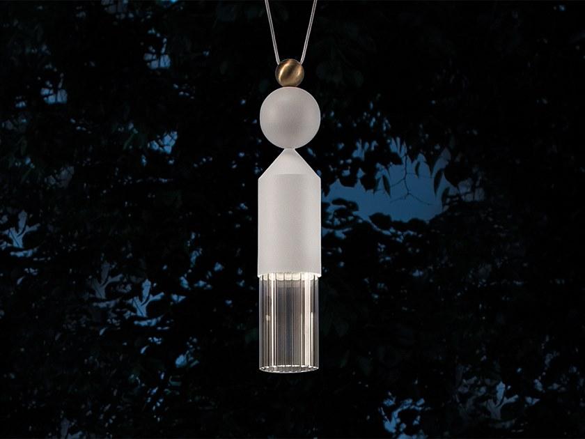 NAPPE N4 LED painted metal pendant lamp