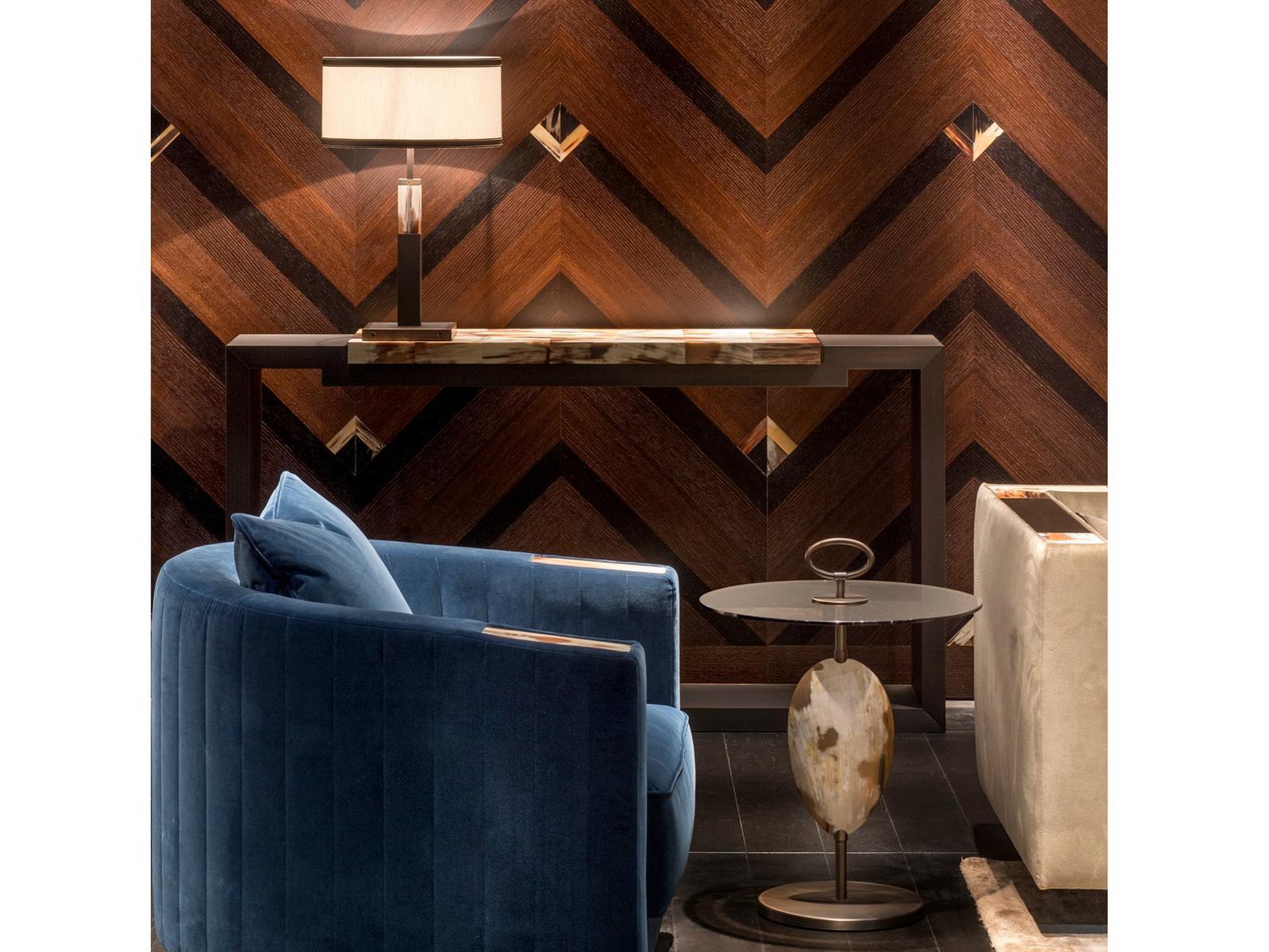 ESSENZIALE 6020 Rectangular leather console table