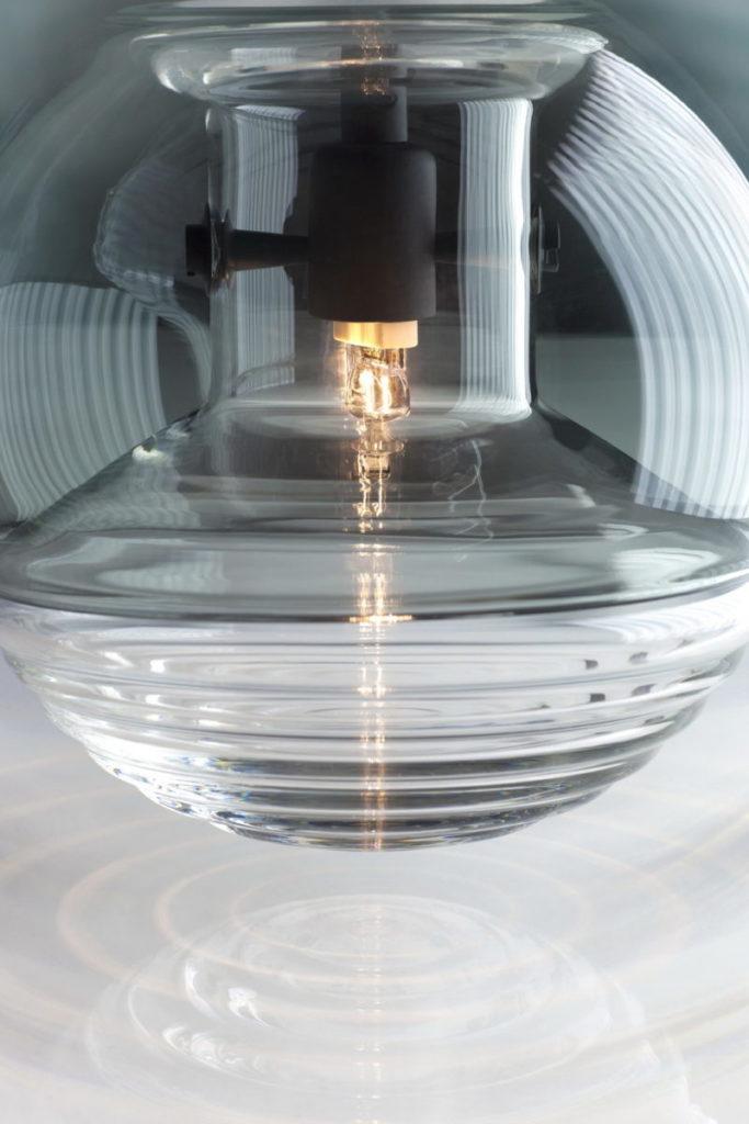 FLASK Glass pendant lamp in a contemporary style