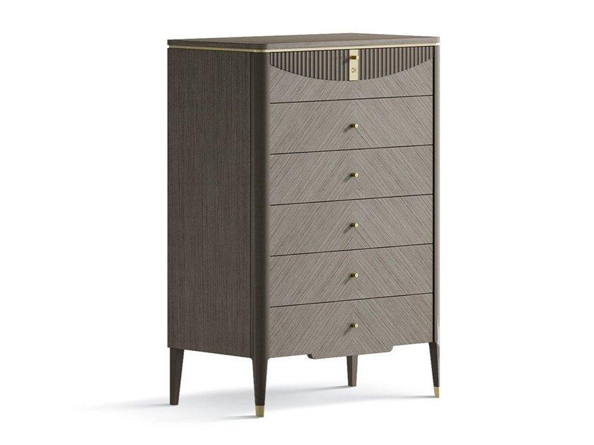 7363 Wooden chest of drawers