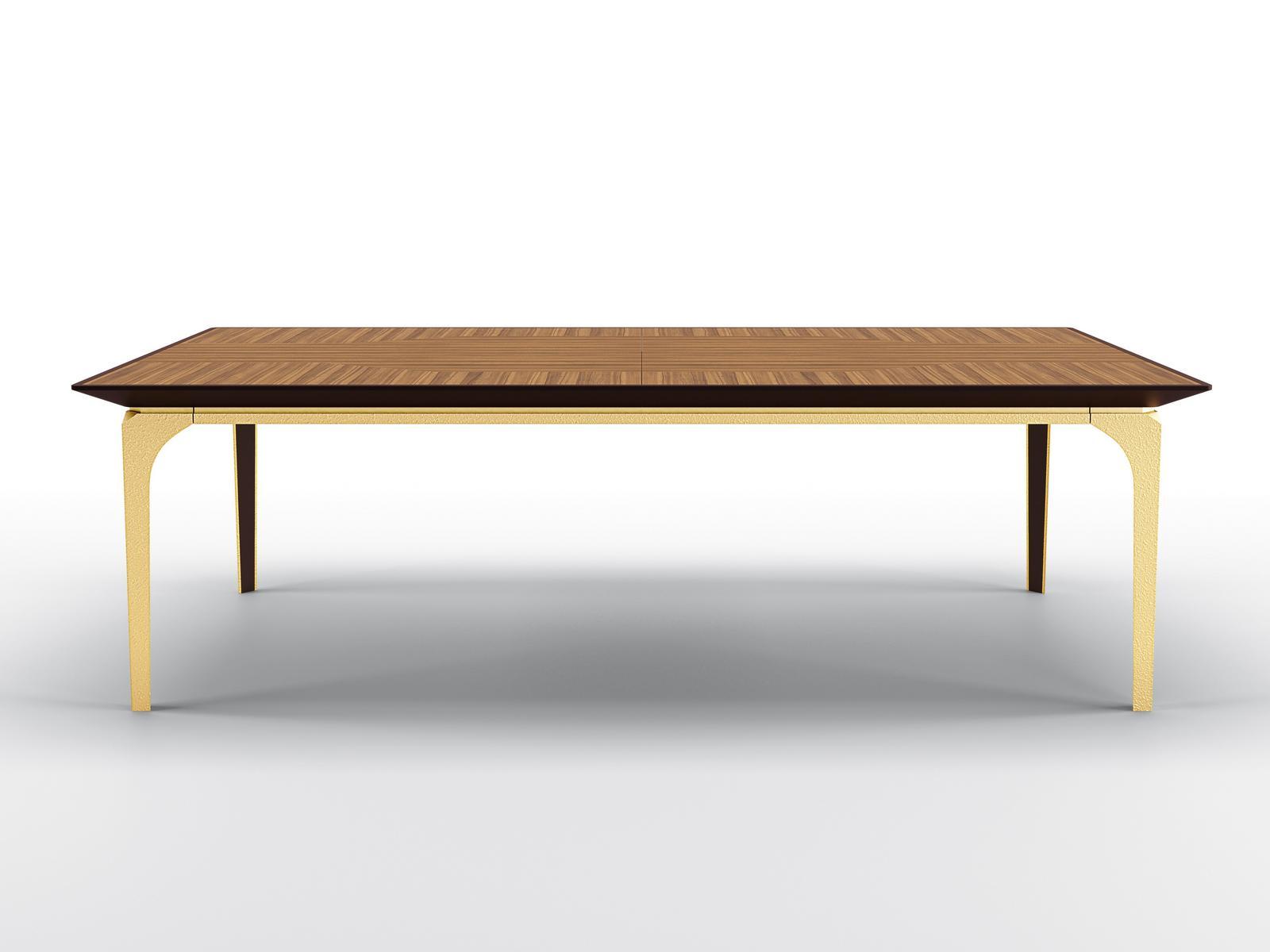 WANDA Rectangular walnut dining table