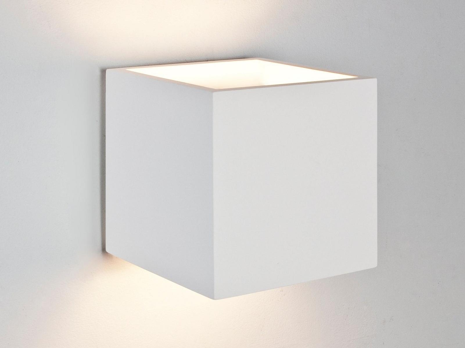 PIENZA Plaster wall light with dimmer