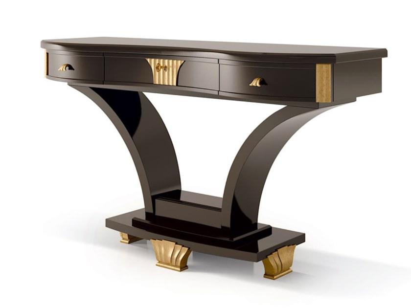 2183 Wooden console table with drawers