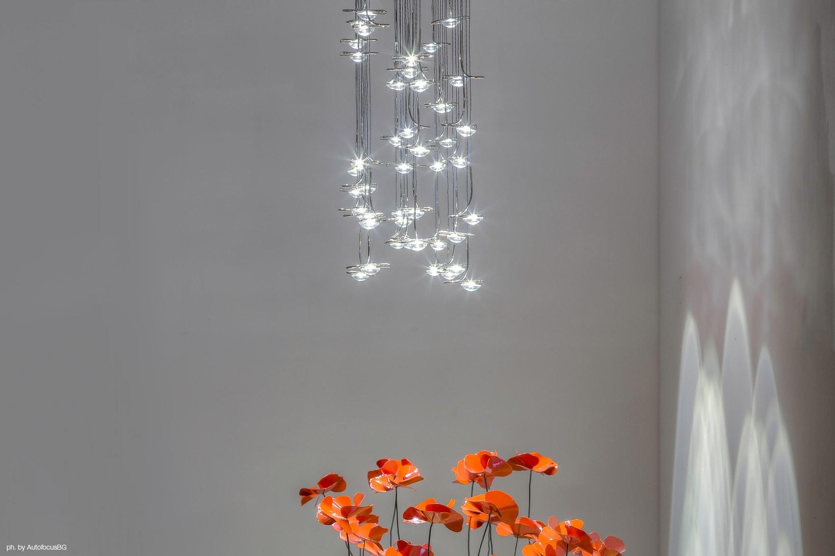 JACKIE O CHANDELIER 6 / 9 / 12 LED pendant lamp