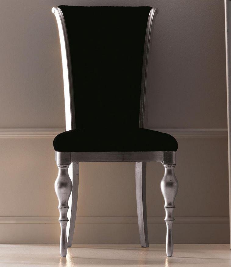 ZOE Upholstered high-back fabric chair