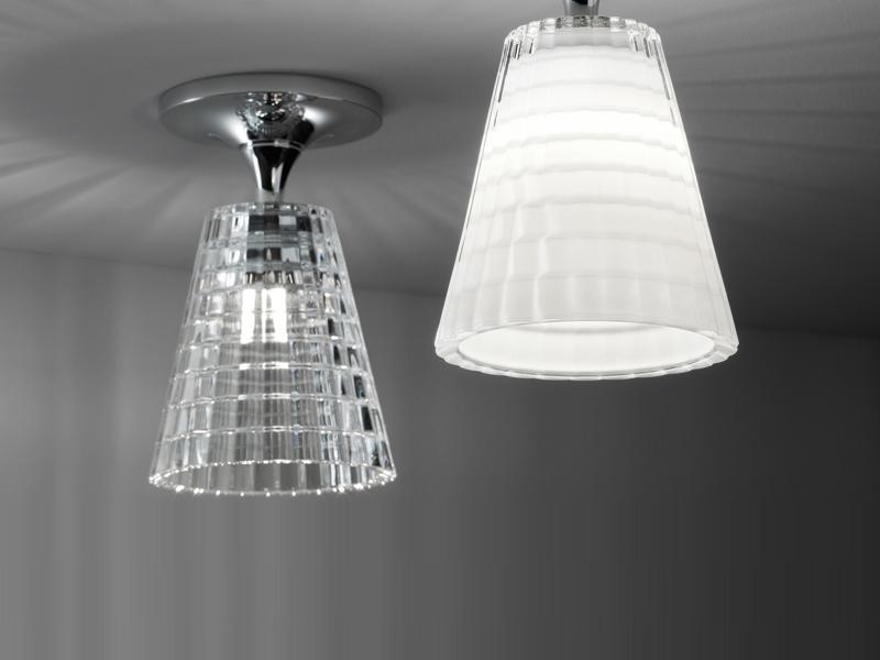 FLOW Crystal ceiling lamp