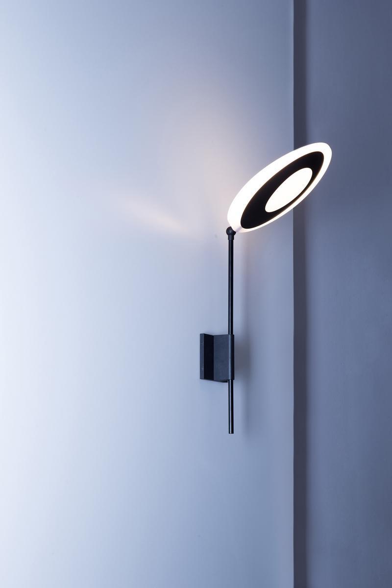 OLYMPIA LED adjustable polycarbonate and aluminium wall lamp