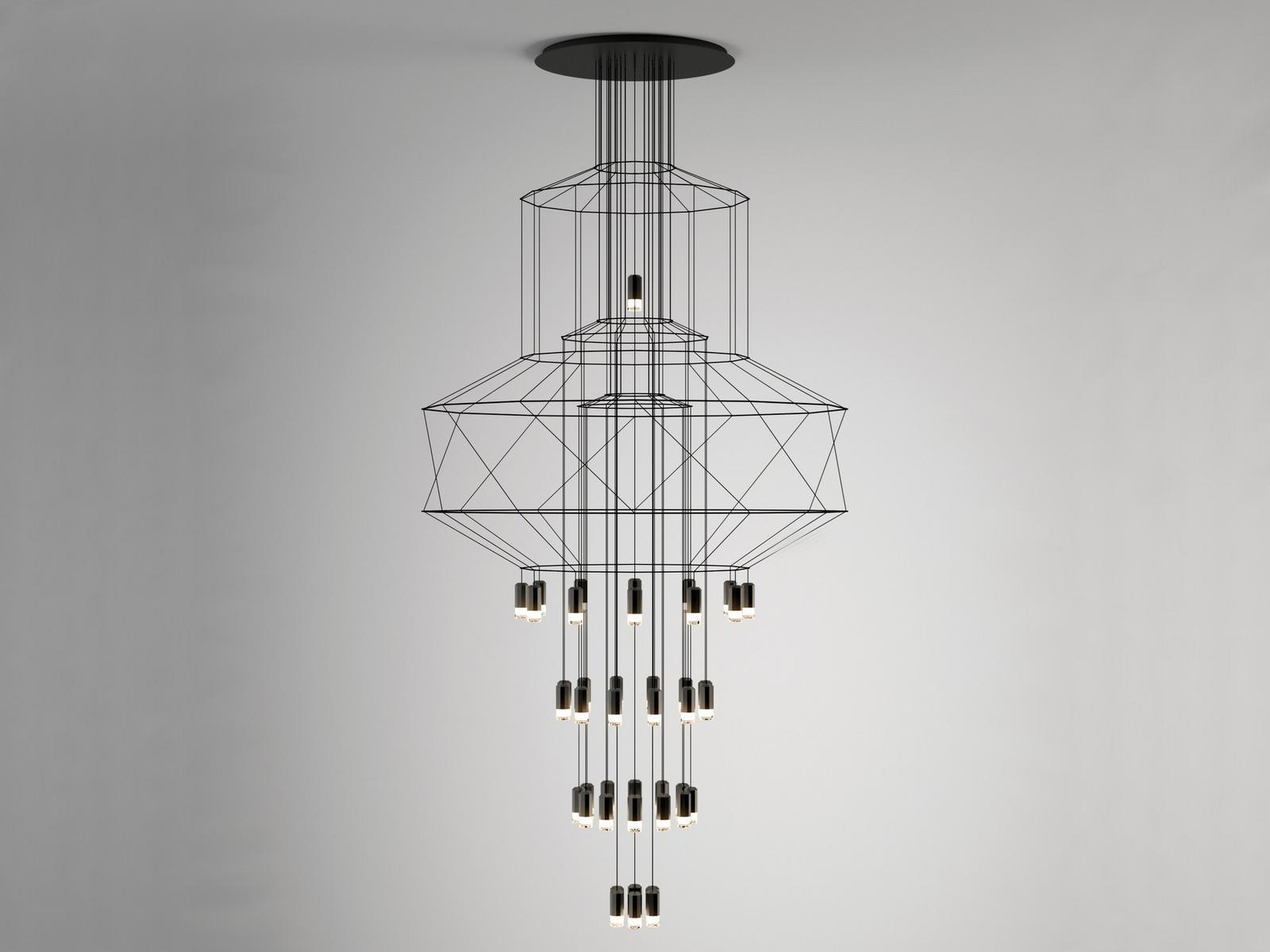 WIREFLOW CHANDELIER 0374 LED pendant lamp with dimmer