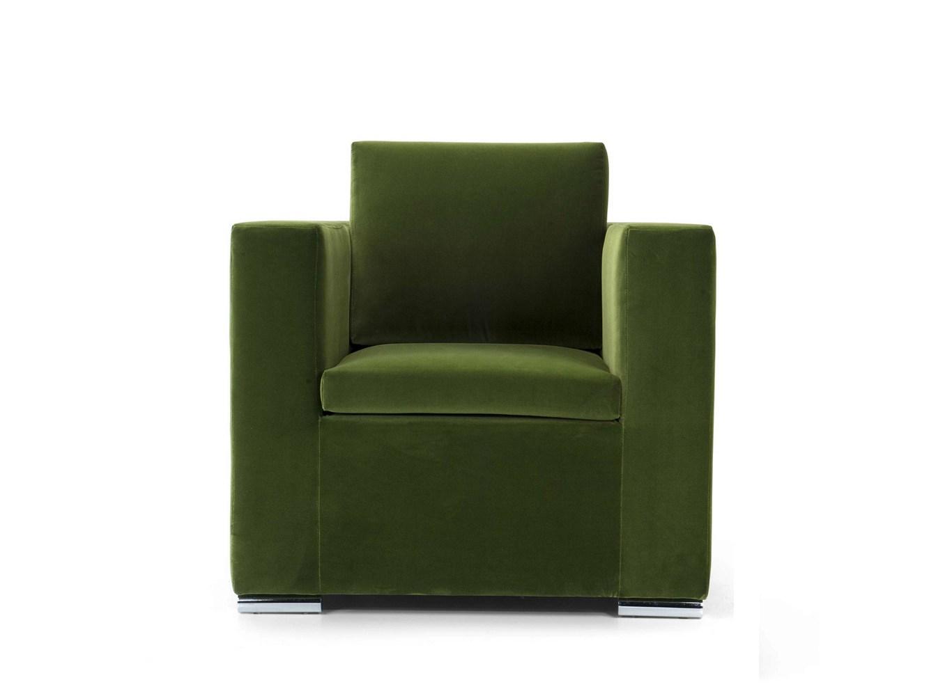 LOWELL Lobby chair with removable cover with armrests