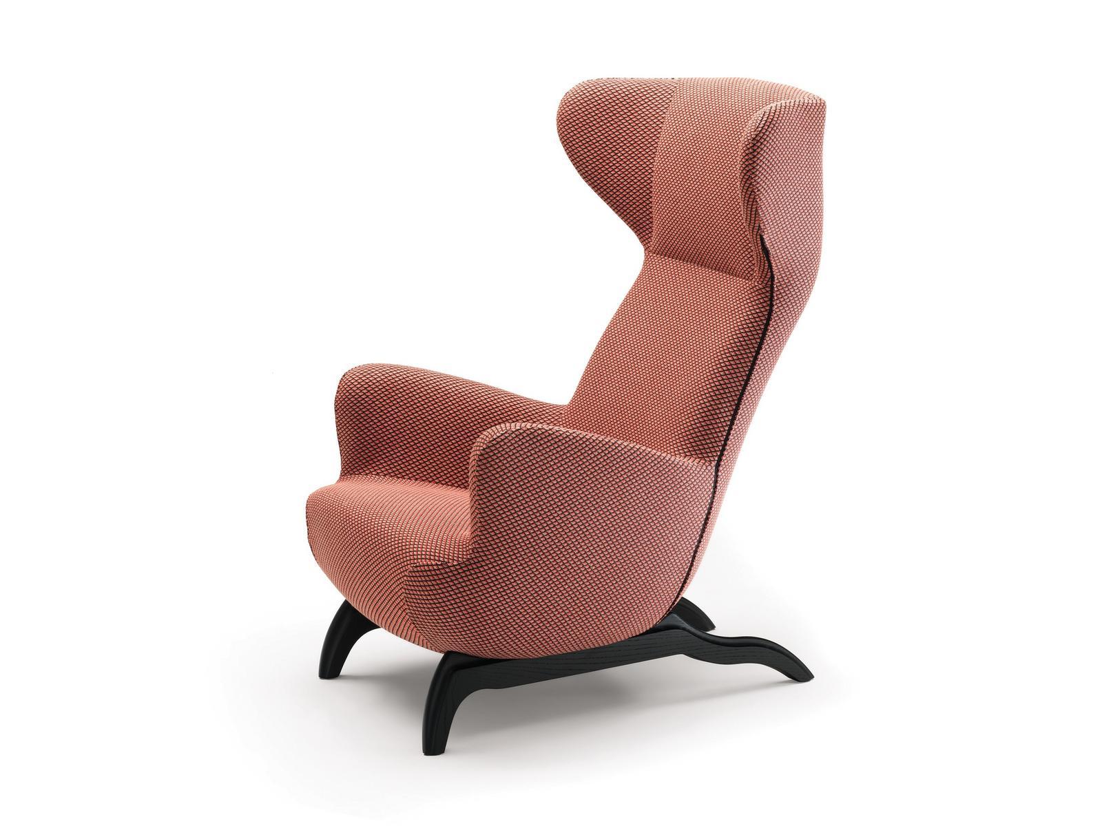 ARDEA CM 882 Bergere armchair upholstered in fabric or leather