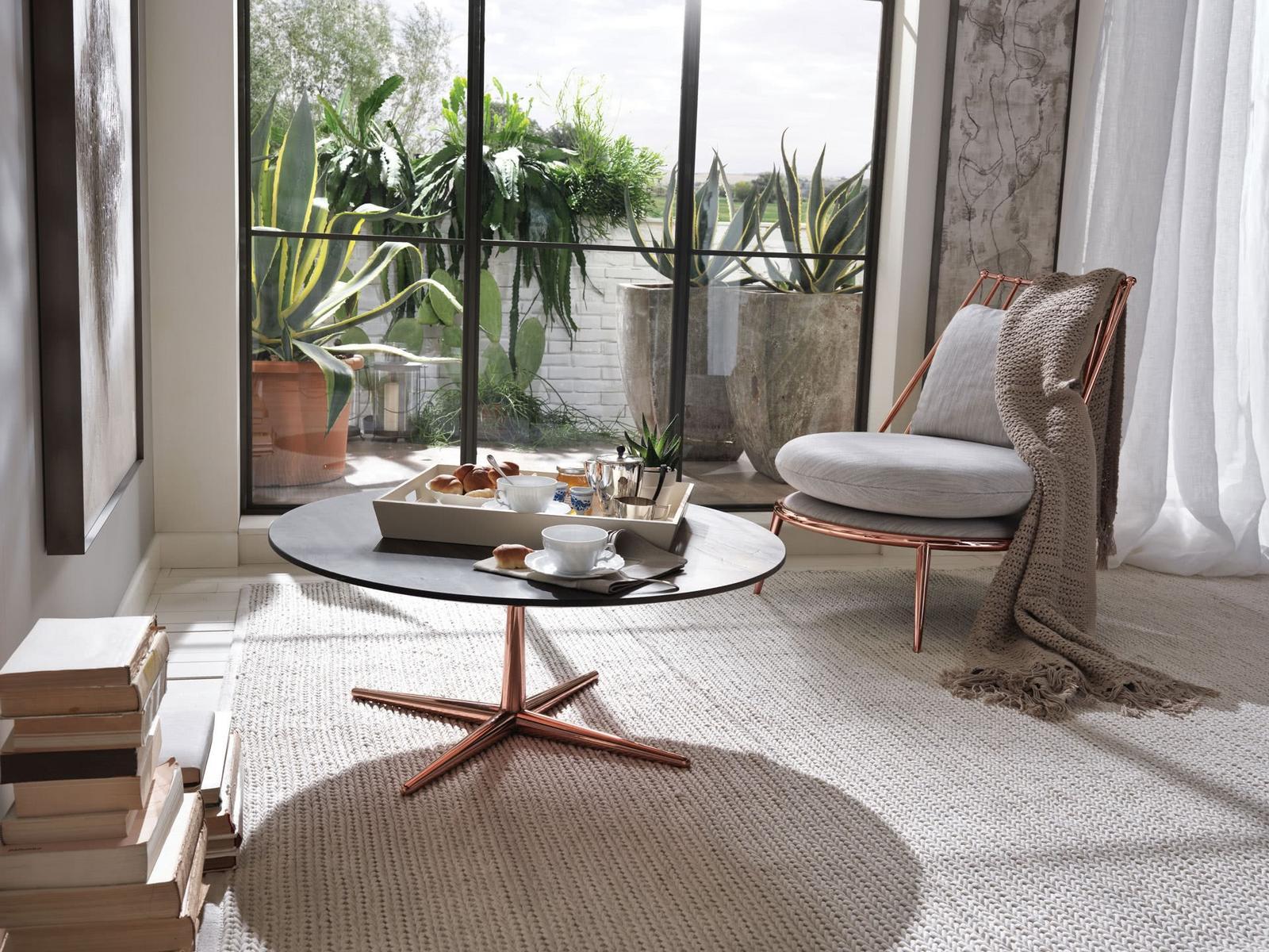 AURORA Metal armchair