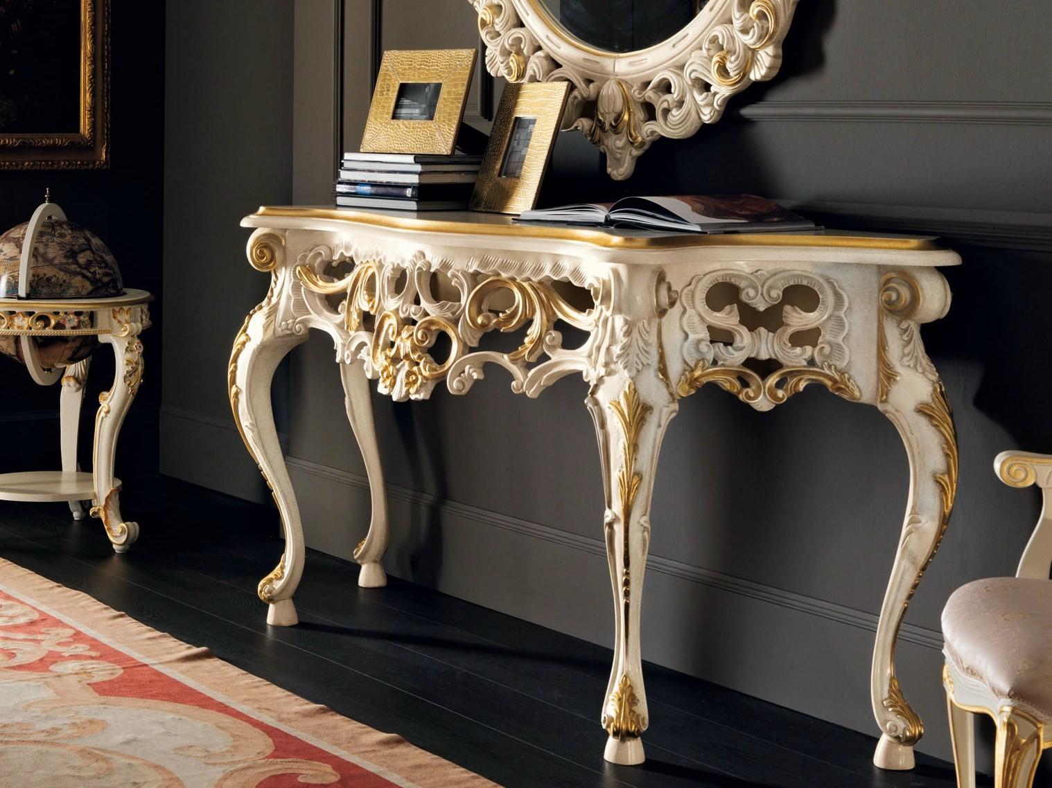 11605 Solid wood console table