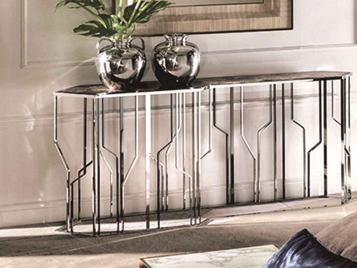 GINZA Rectangular metal console