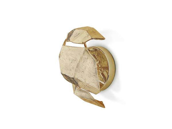 SUPERNOVA Brass wall light