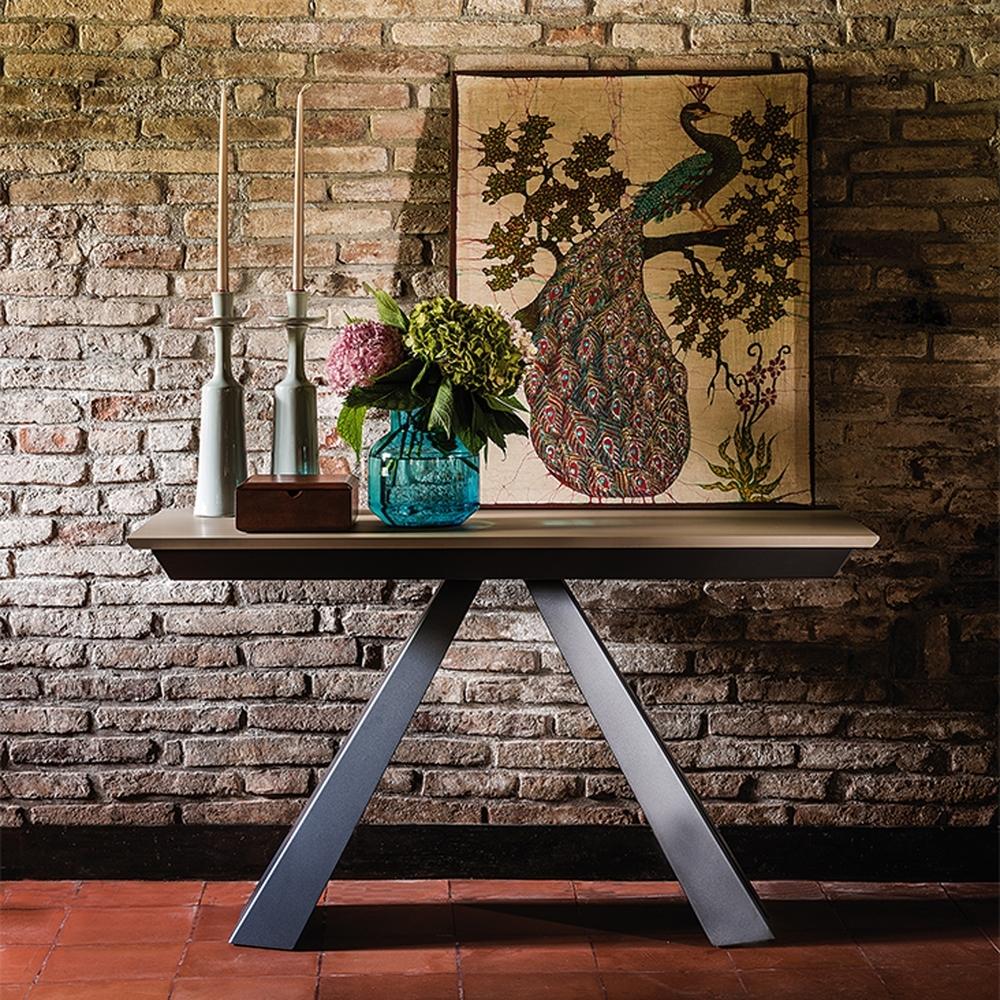 CONVIVIUM Rectangular ceramic console