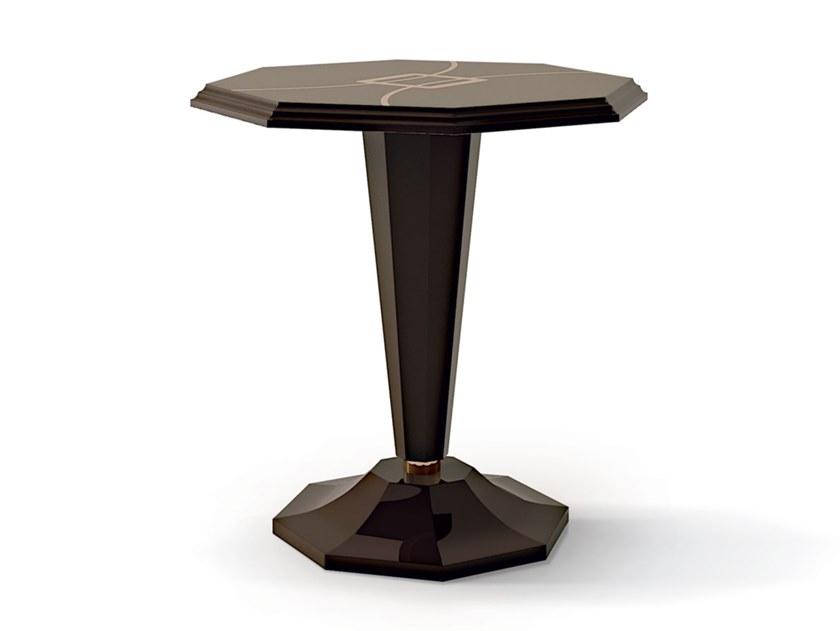 7030 - 7330 Octagonal wooden high side table