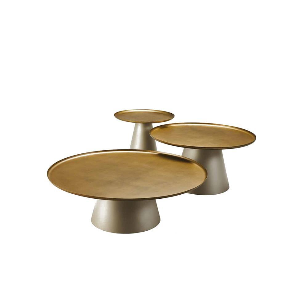 AMERIGO Round metal coffee table