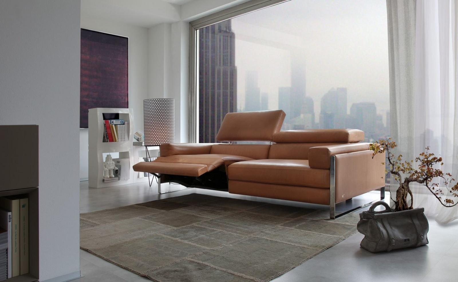 ROMEO RELAX Leather sofa