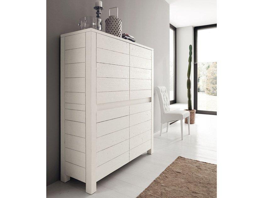 ECO Oak highboard with doors