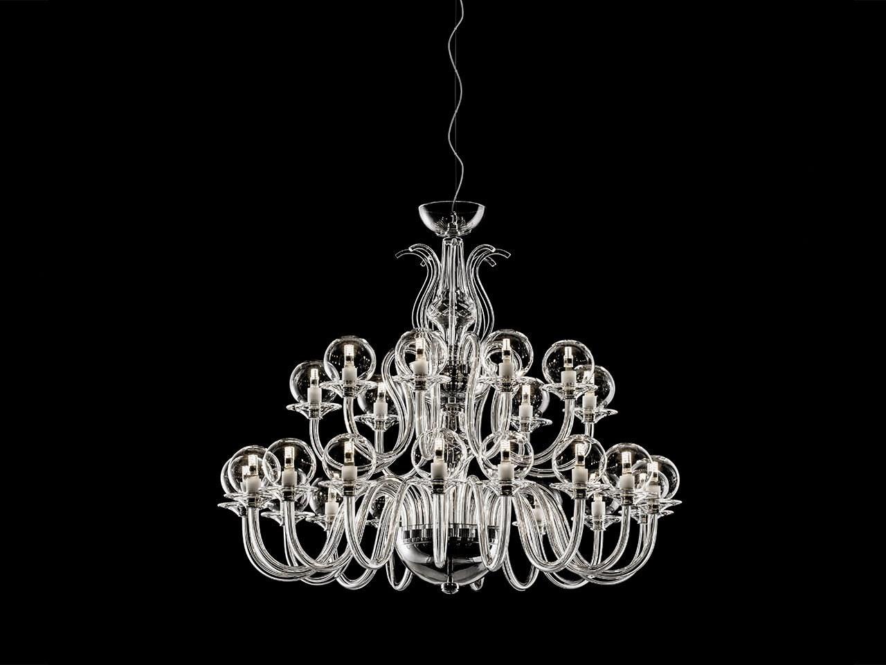 VIVALDI Indirect light adjustable crystal chandelier