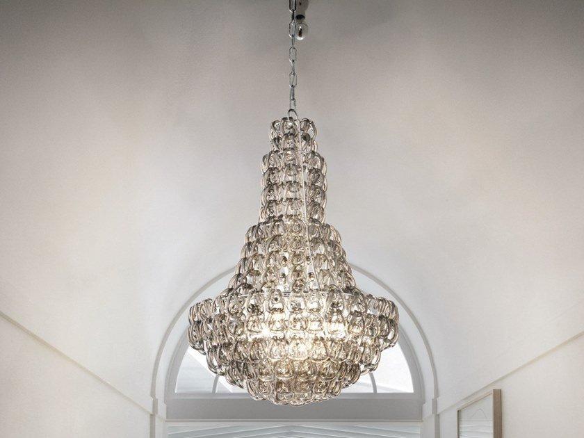 MINIGIOGALI SP CLA Direct light blown glass pendant lamp