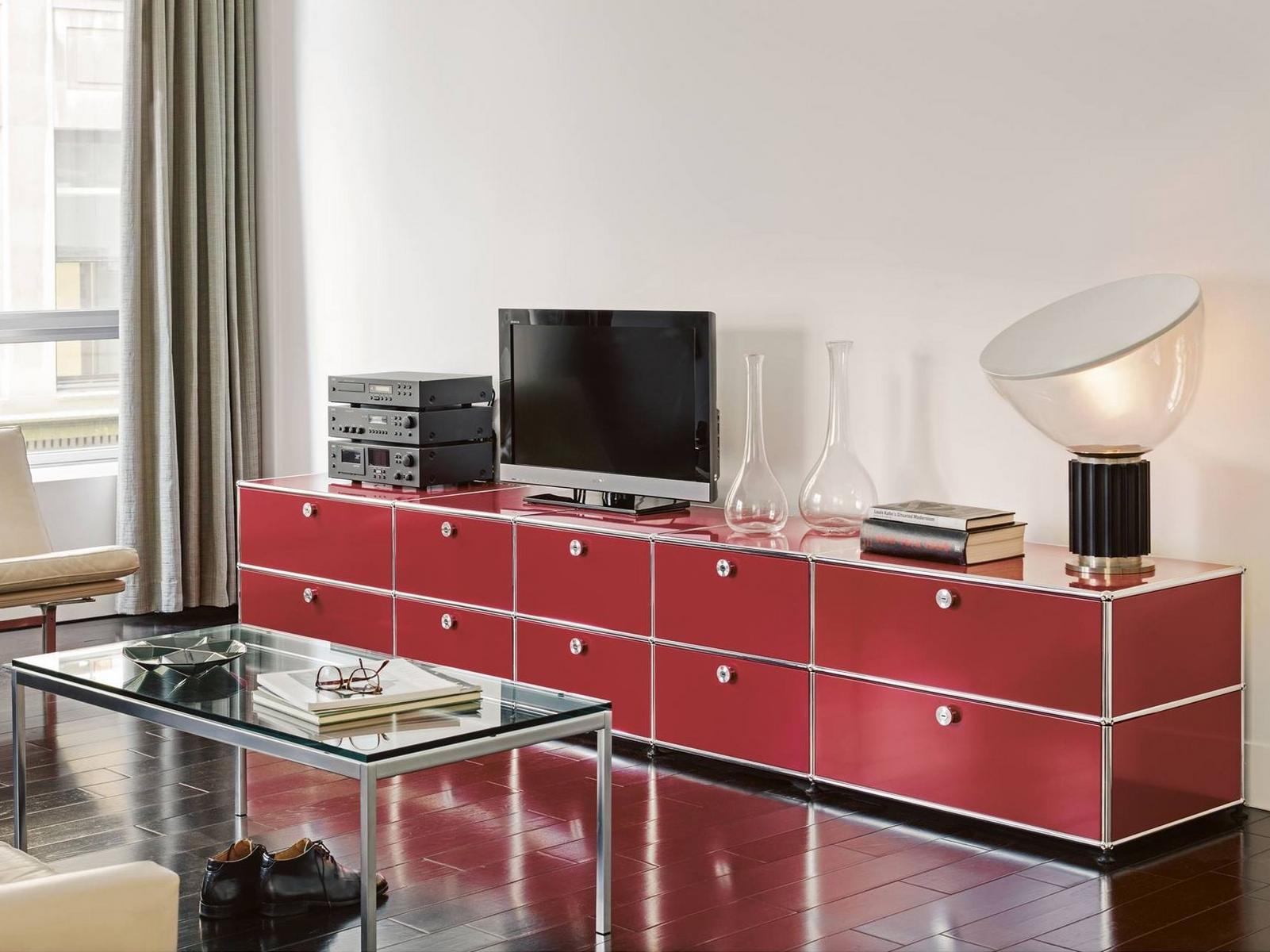HALLER SIDEBOARD Modern modular lacquered sideboard
