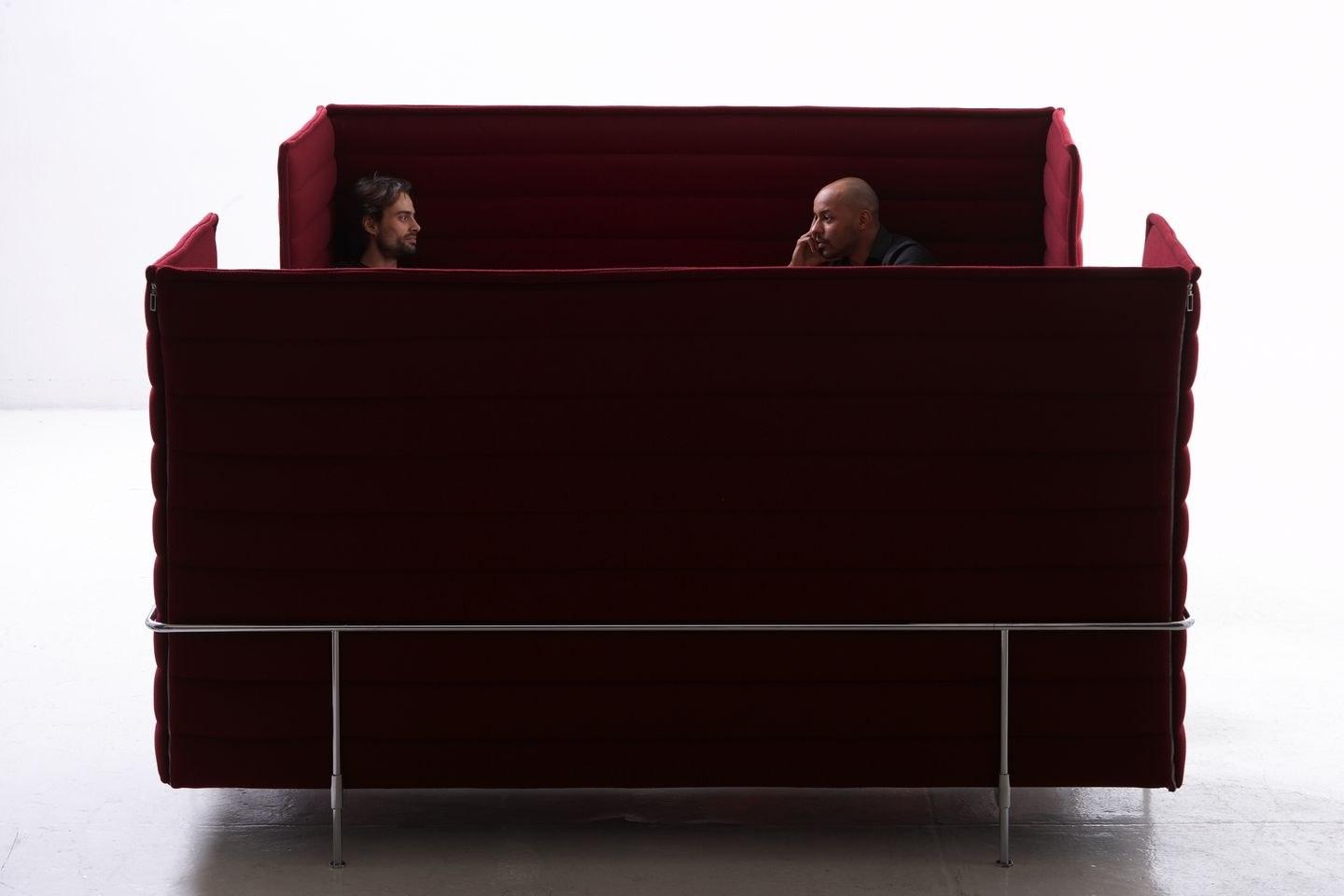 ALCOVE HIGHBACK 3 seater high-back fabric sofa