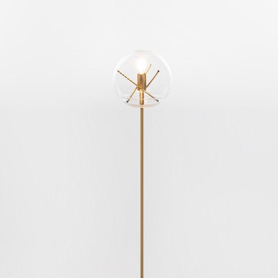 VITRUVIO Glass floor lamp