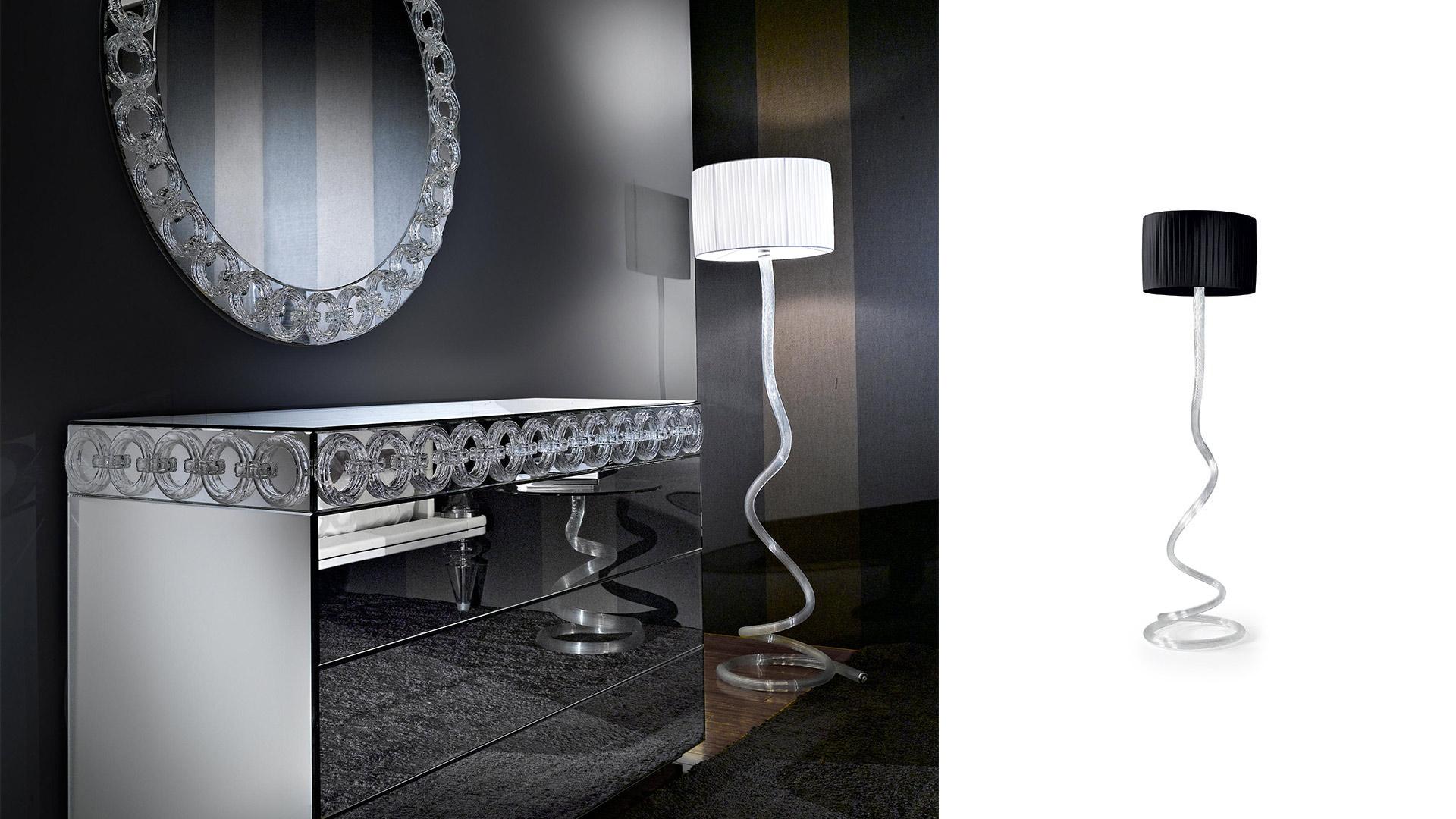 GHIBLI LED fabric floor lamp