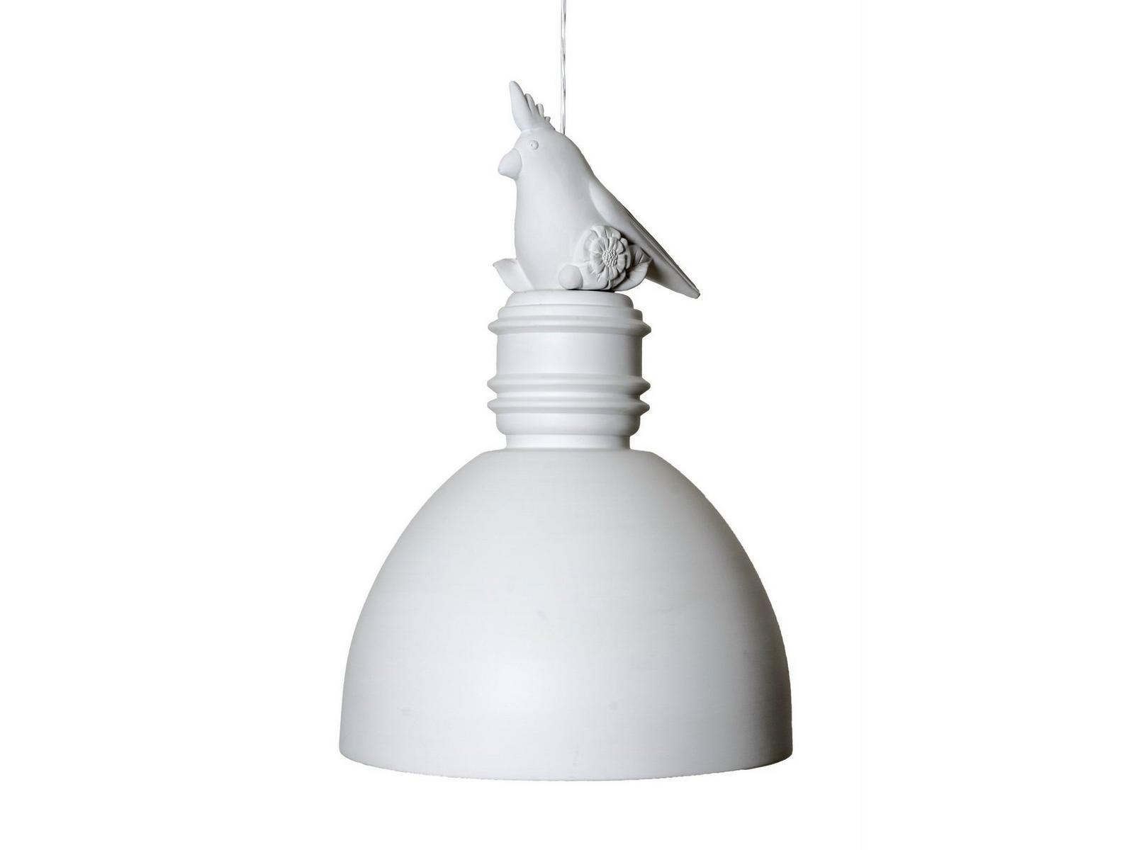 MAIO White-paste decoration for pendant lamp little parrot shaped