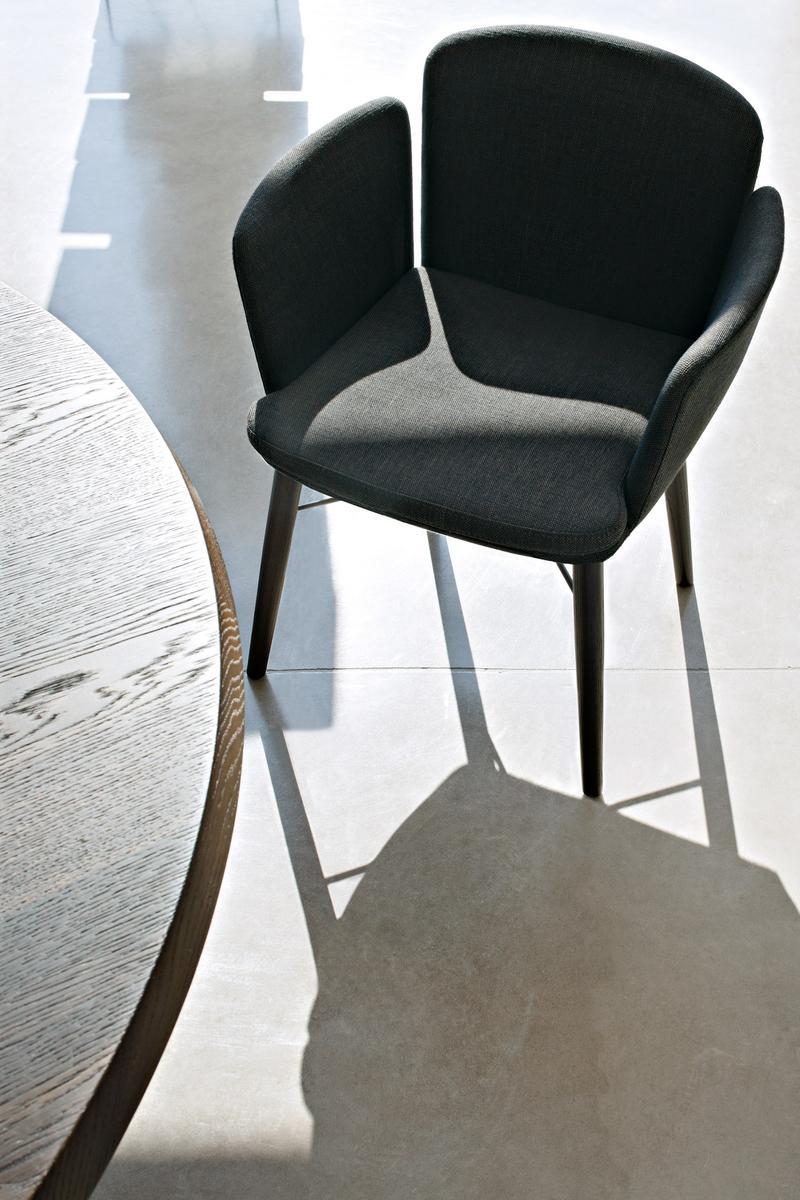 TABBY Fabric easy chair with armrests