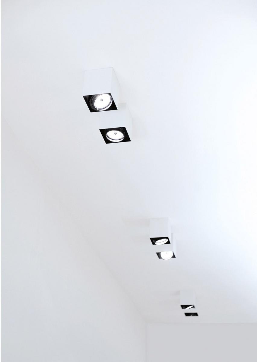 PUNTO PL Adjustable metal ceiling lamp