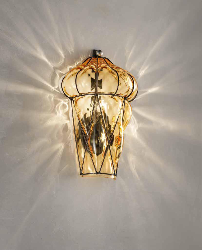 TIEPOLO Blown glass wall light