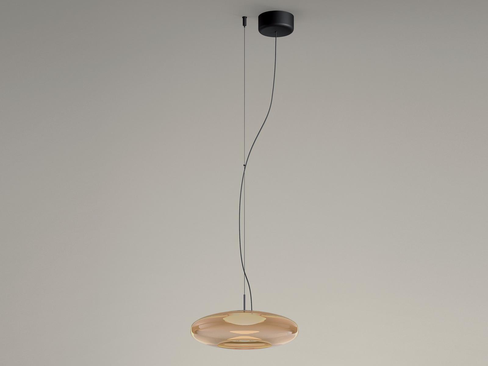 PLAT LED glass pendant lamp