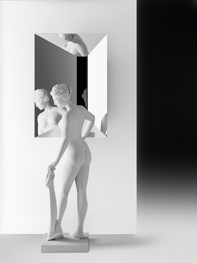 REVERSO Square mirror