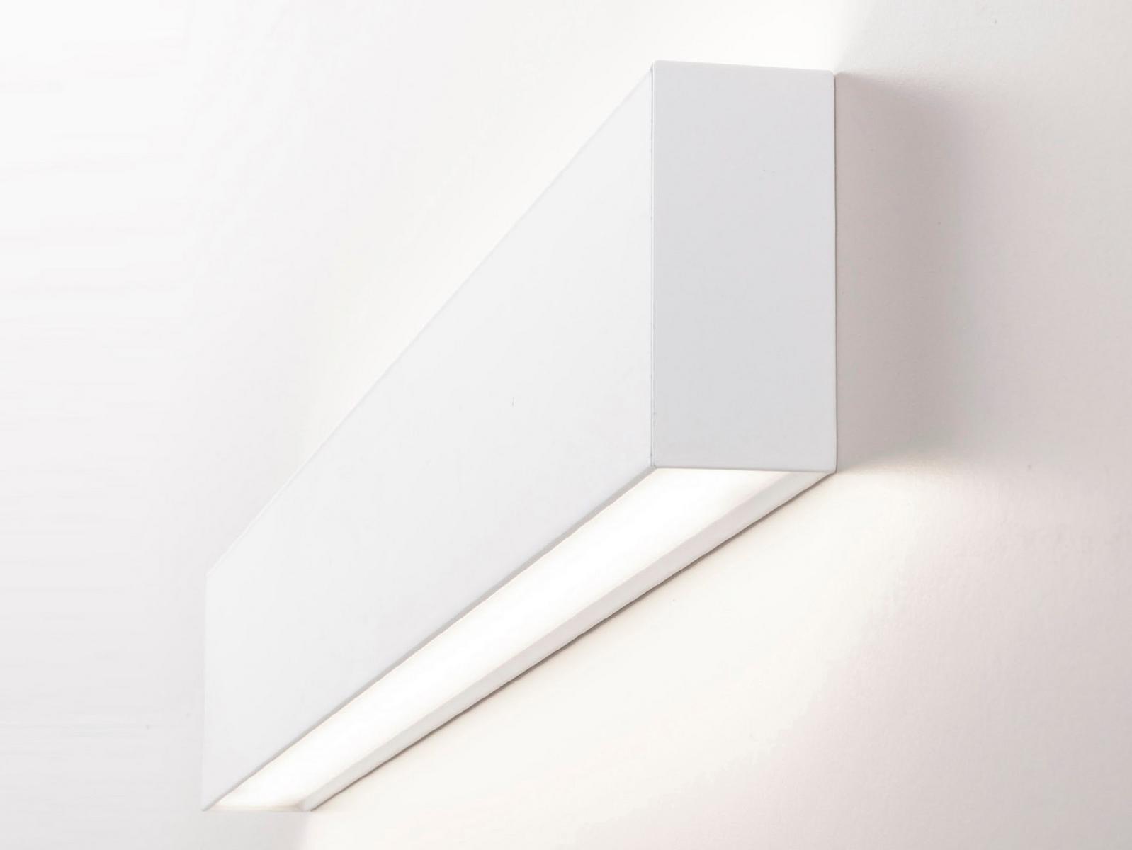 GIANO LED direct-indirect light extruded aluminium wall lamp