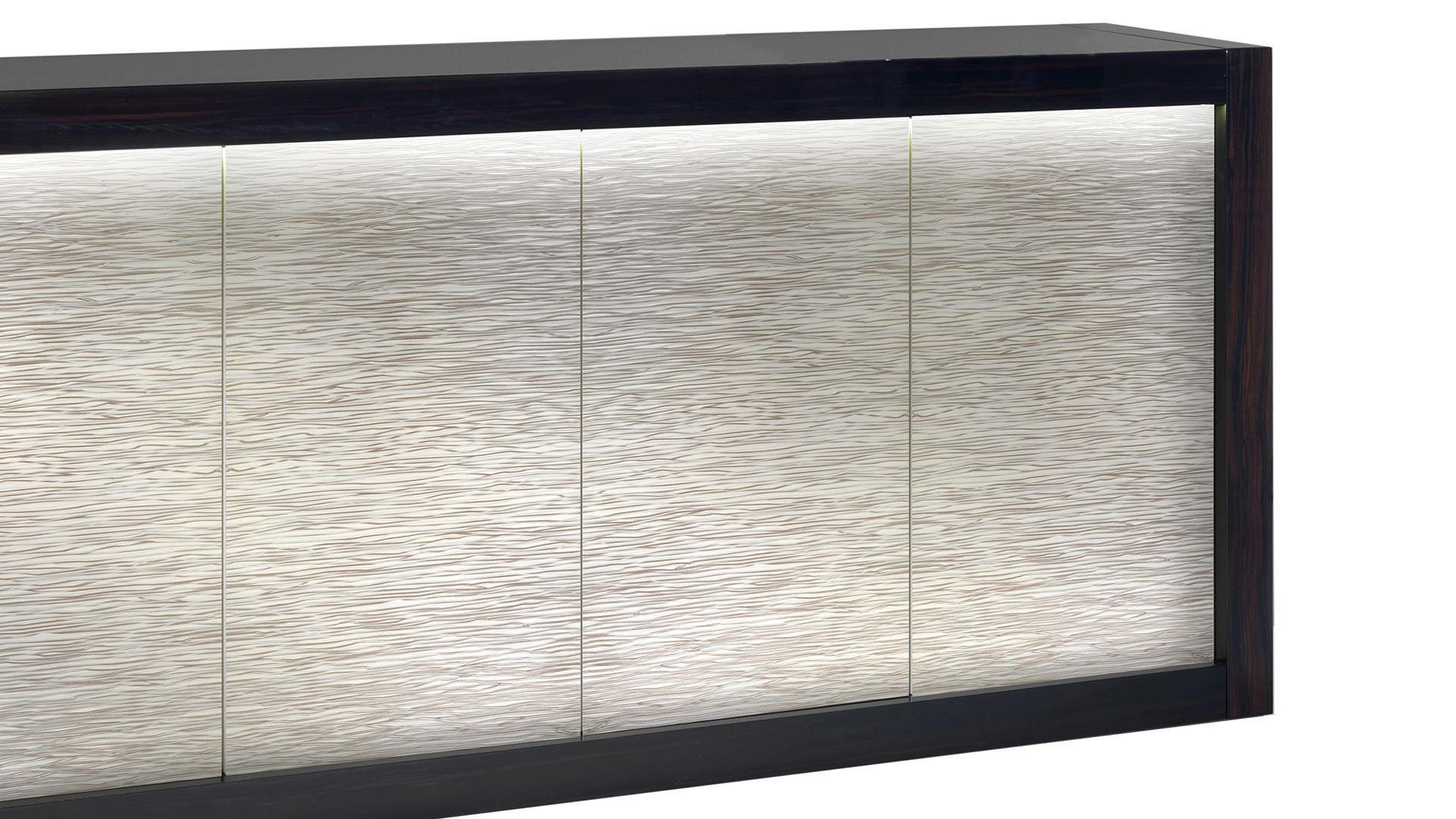 DUNE Wooden sideboard with integrated lighting