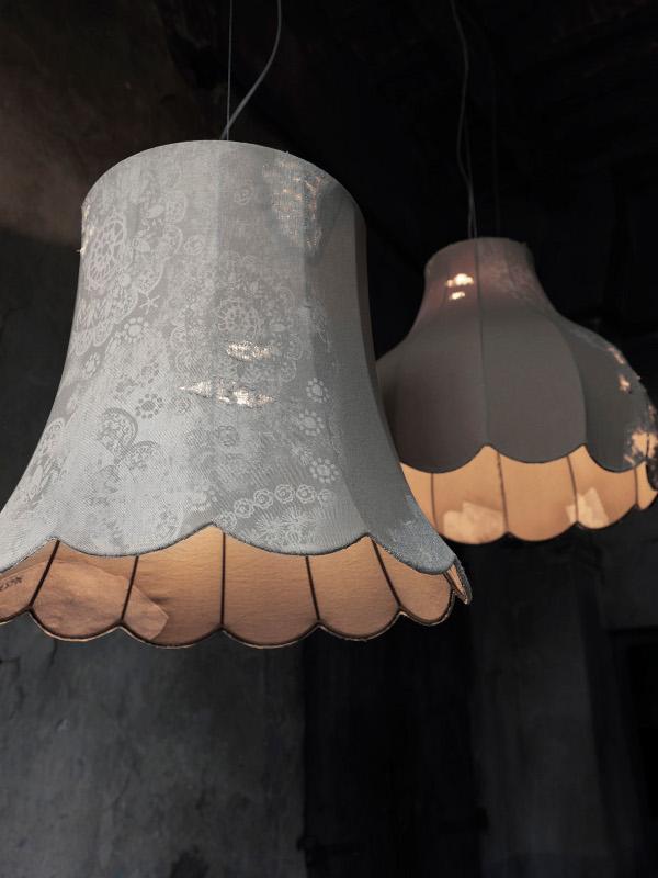 LIFE Denim fabric pendant lamp