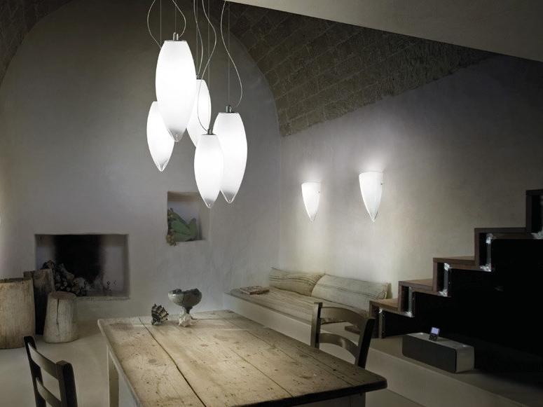 BACO AP Murano glass wall lamp