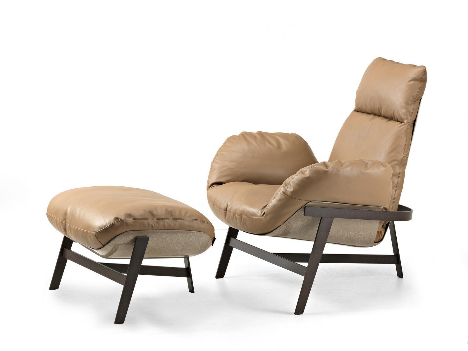 JUPITER Leather armchair
