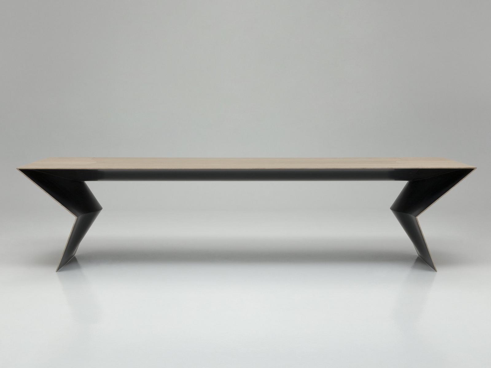 BLITZ Rectangular wooden table