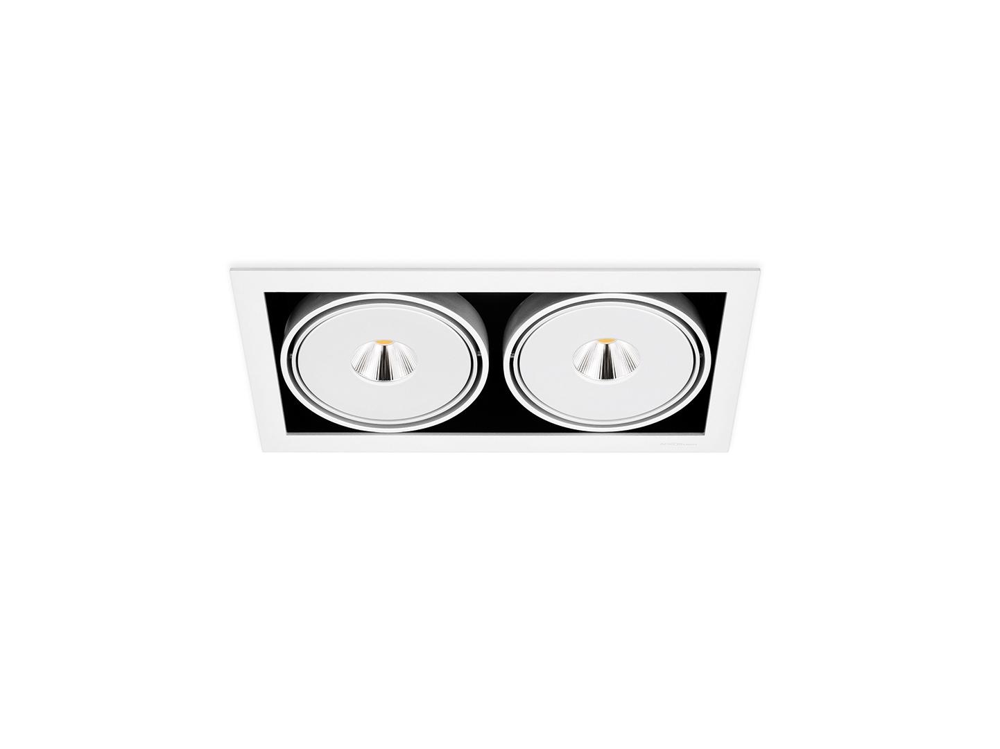 ORBITAL 2 LARK-111 LED recessed aluminium spotlight