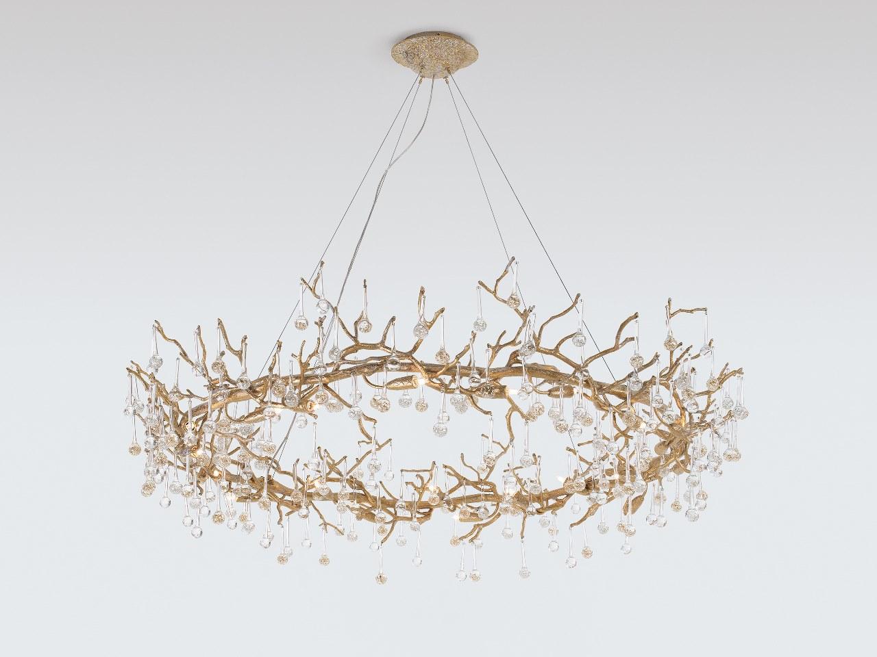 BIJOUT CT3413/22 Halogen bronze pendant lamp
