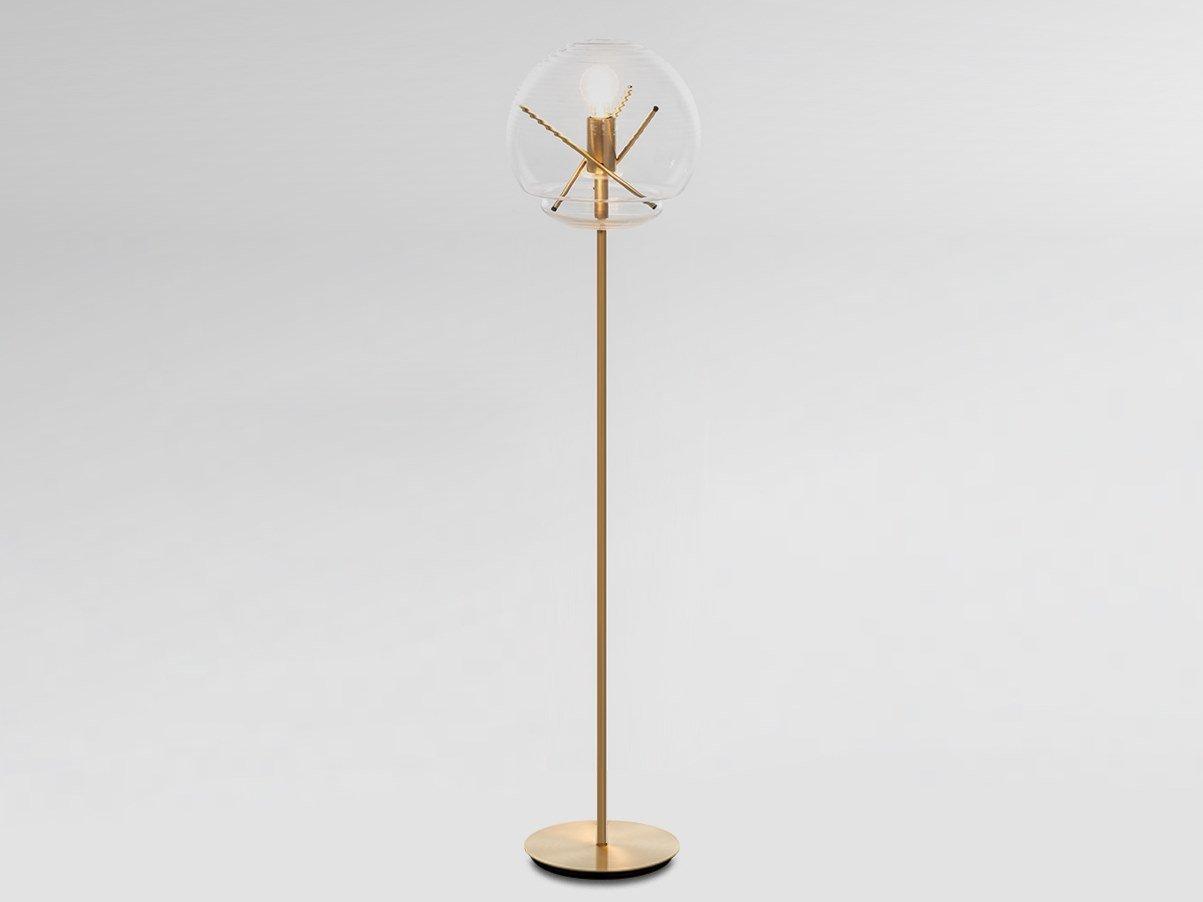 VITRUVIO Glass floor lamp