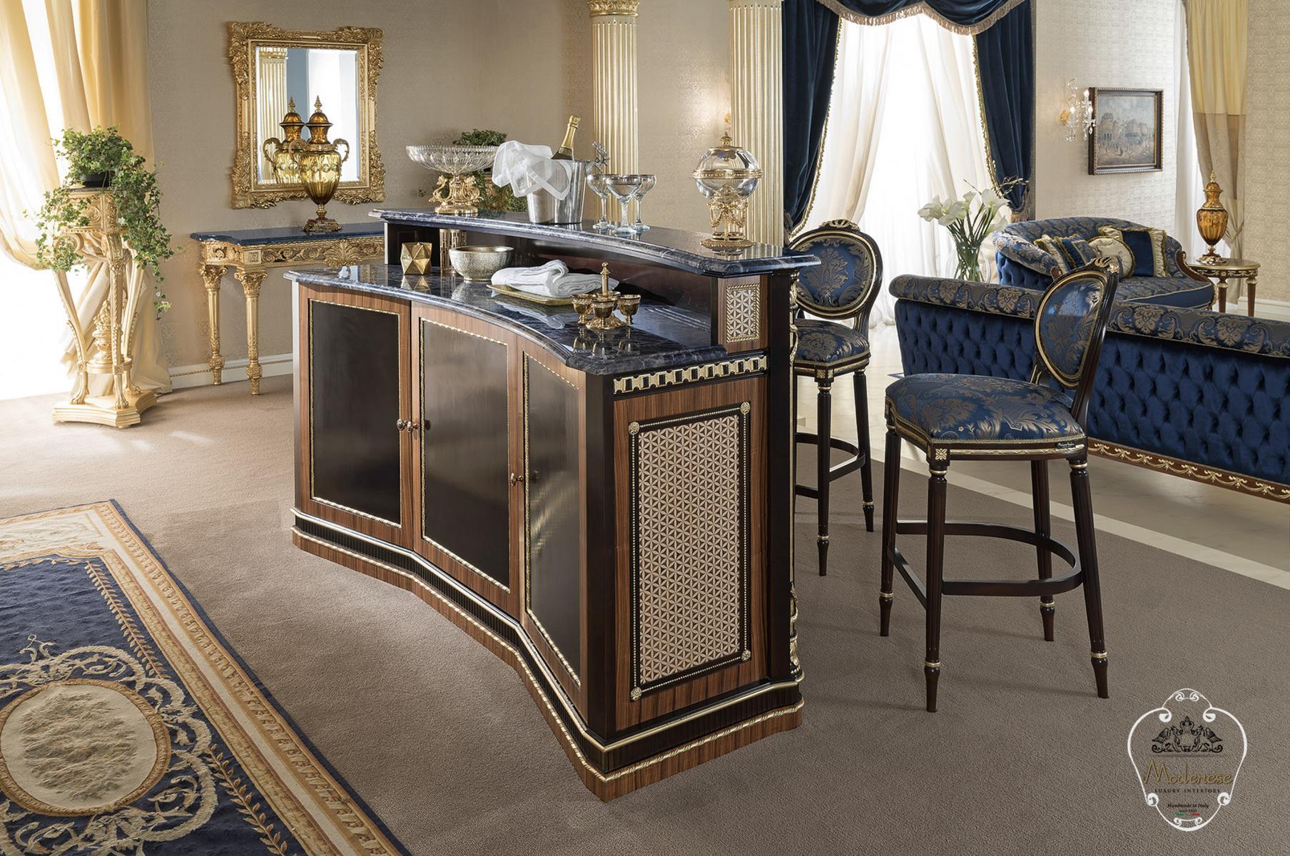 14523 Upholstered fabric barstool