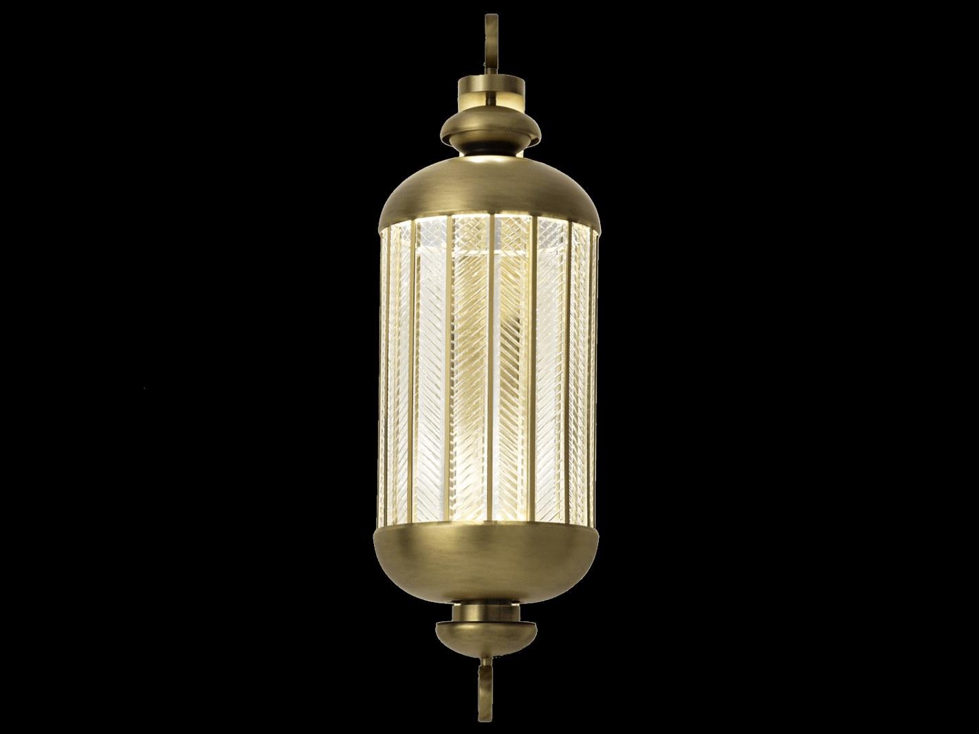 FATA MORGANA 215/AP LED metal and glass wall lamp