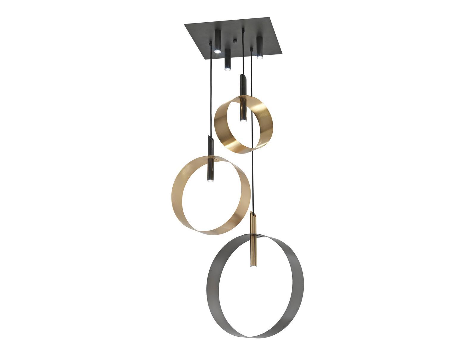 LED LOOP S LED direct-indirect light metal pendant lamp