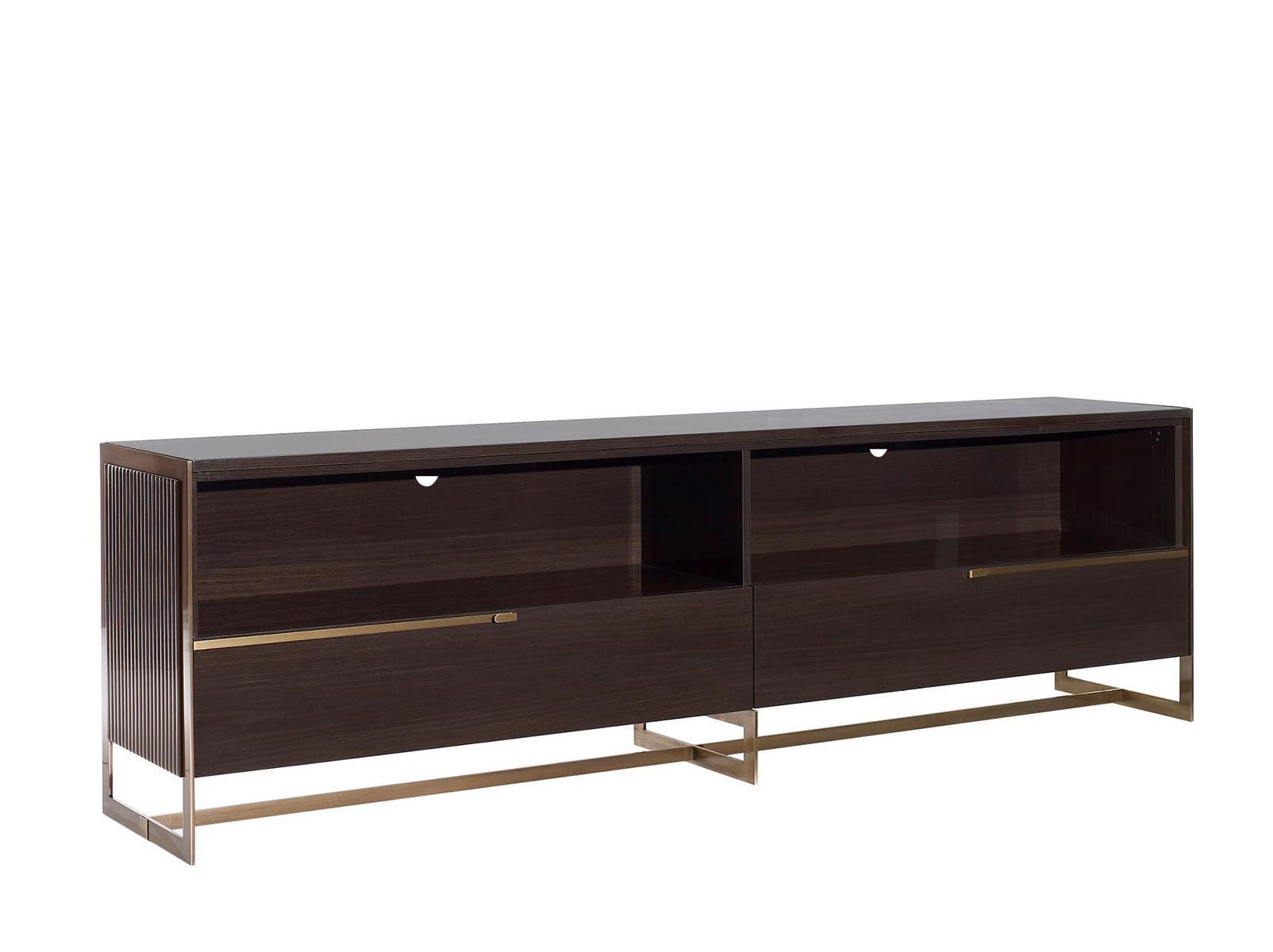 MAVIS Wooden TV cabinet with flap doors