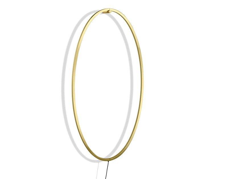ELLISSE LED indirect light aluminium wall lamp